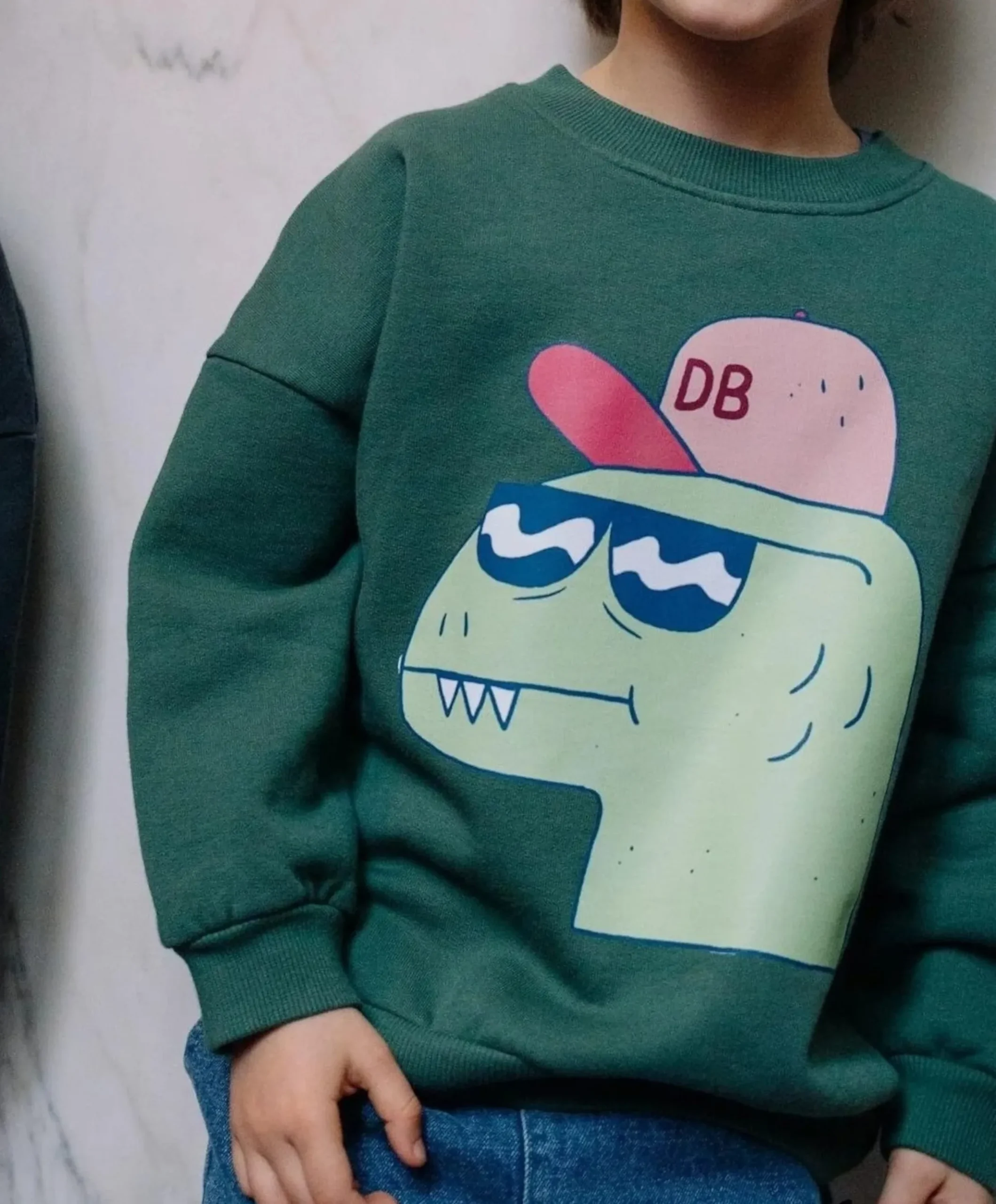 Jongens sweater groen