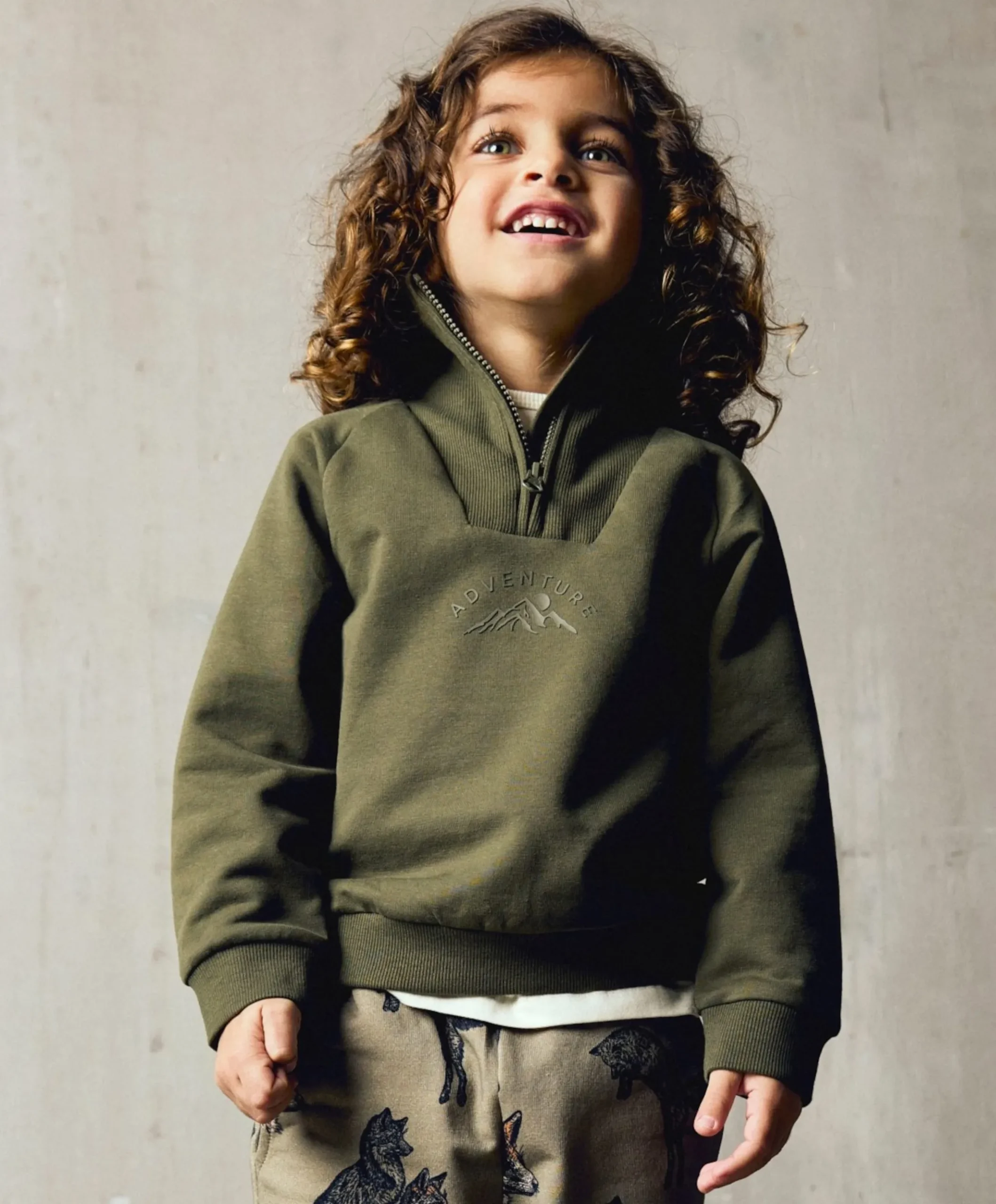 Jongens sweater groen