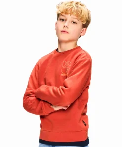 Jongens sweater oranje