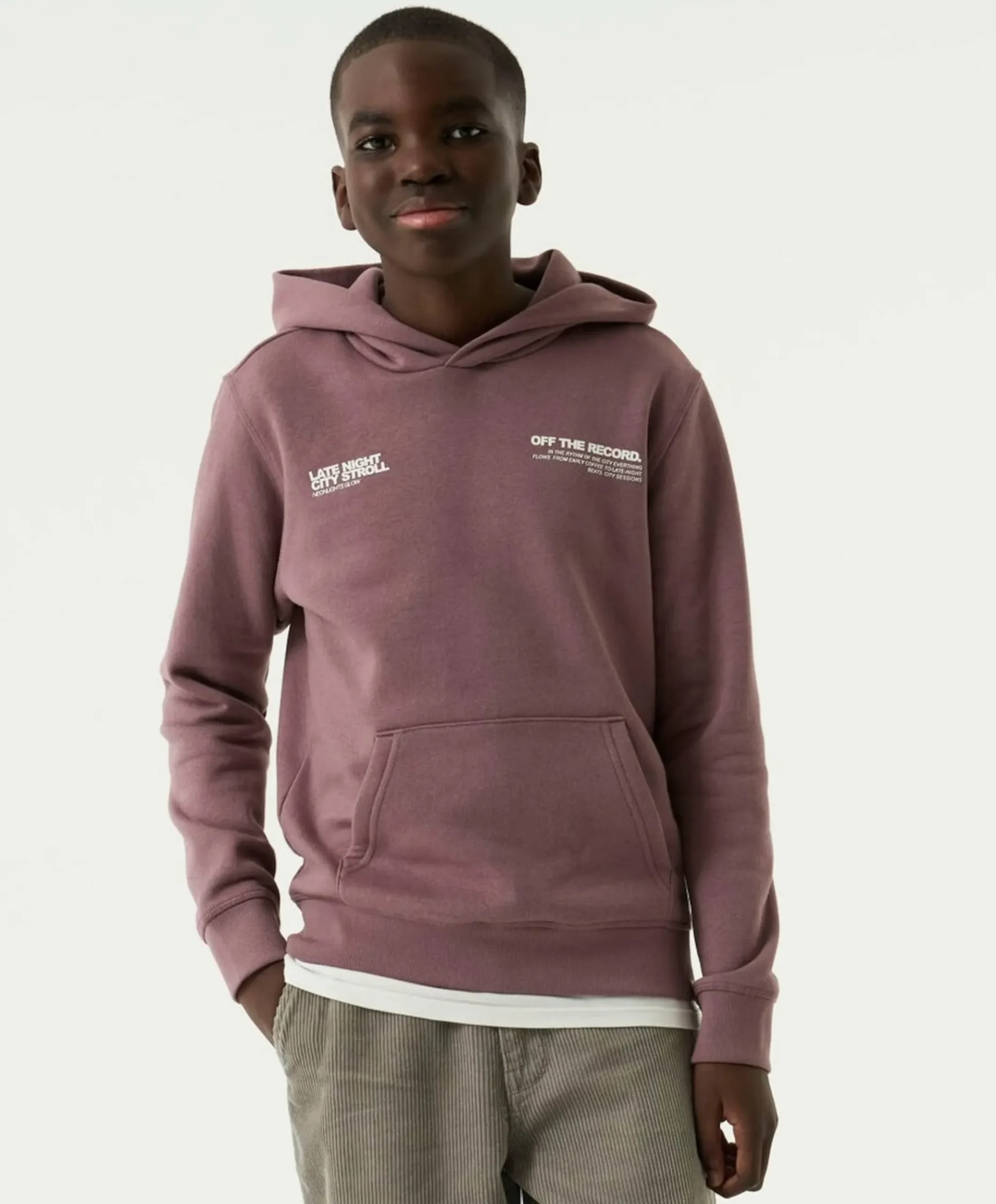 Jongens sweater paars