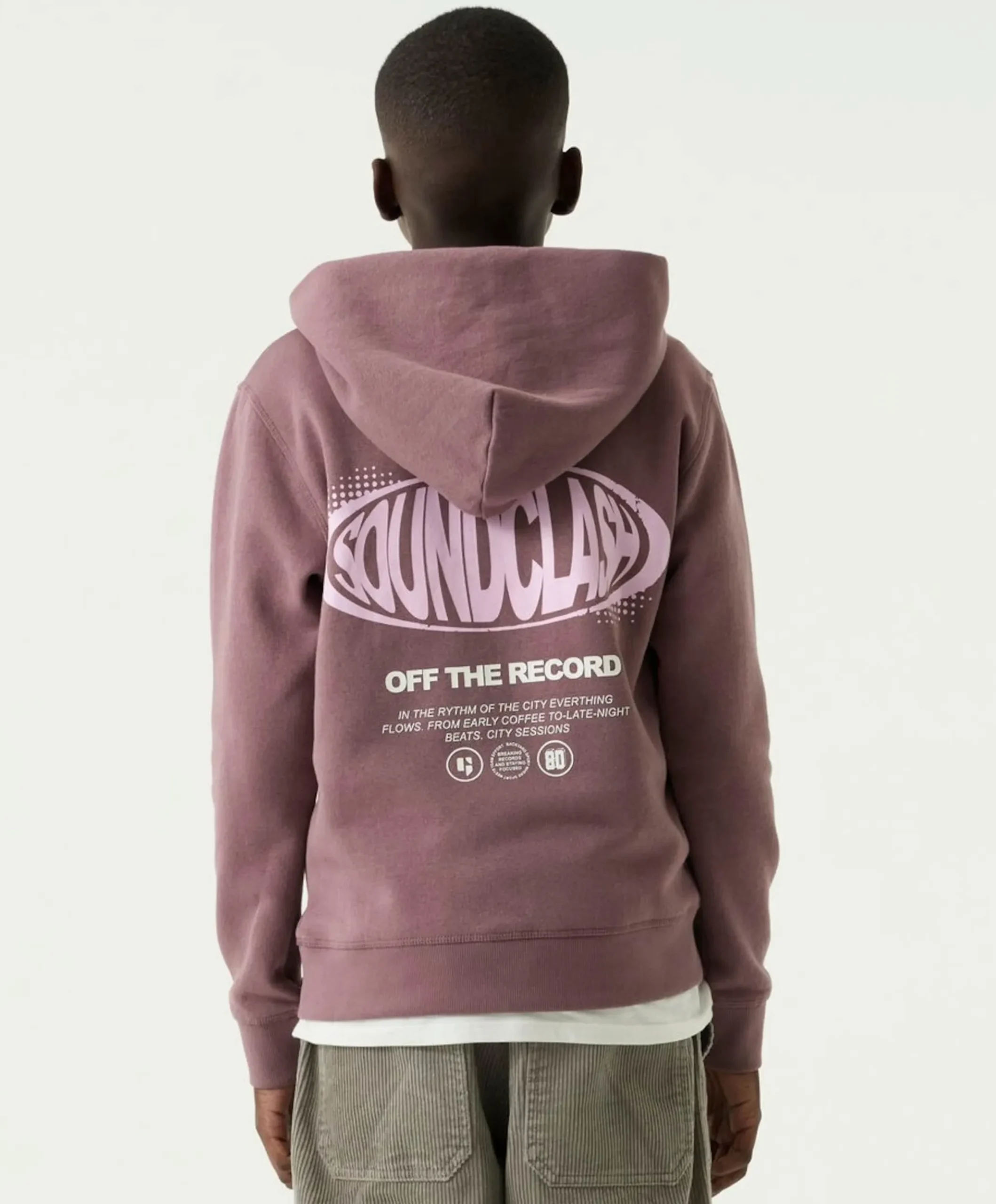 Jongens sweater paars