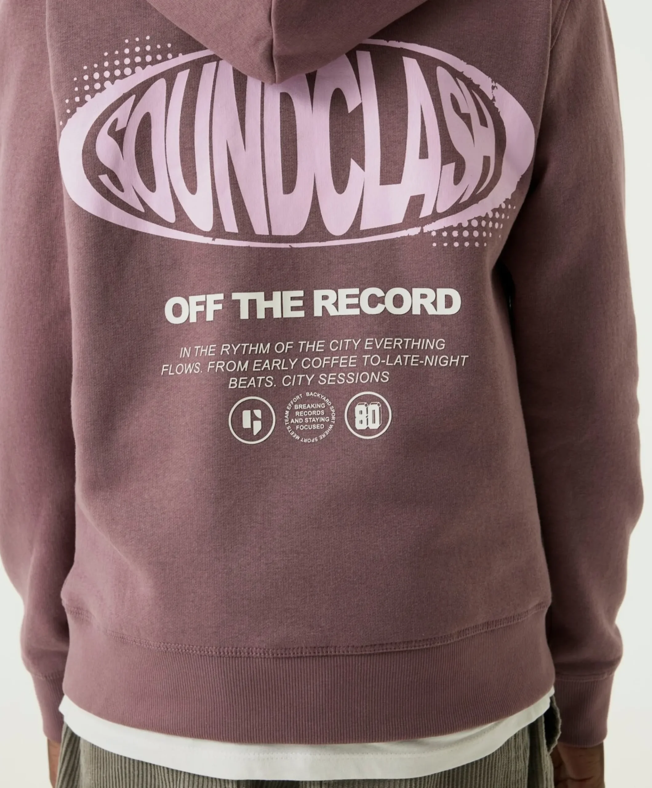 Jongens sweater paars