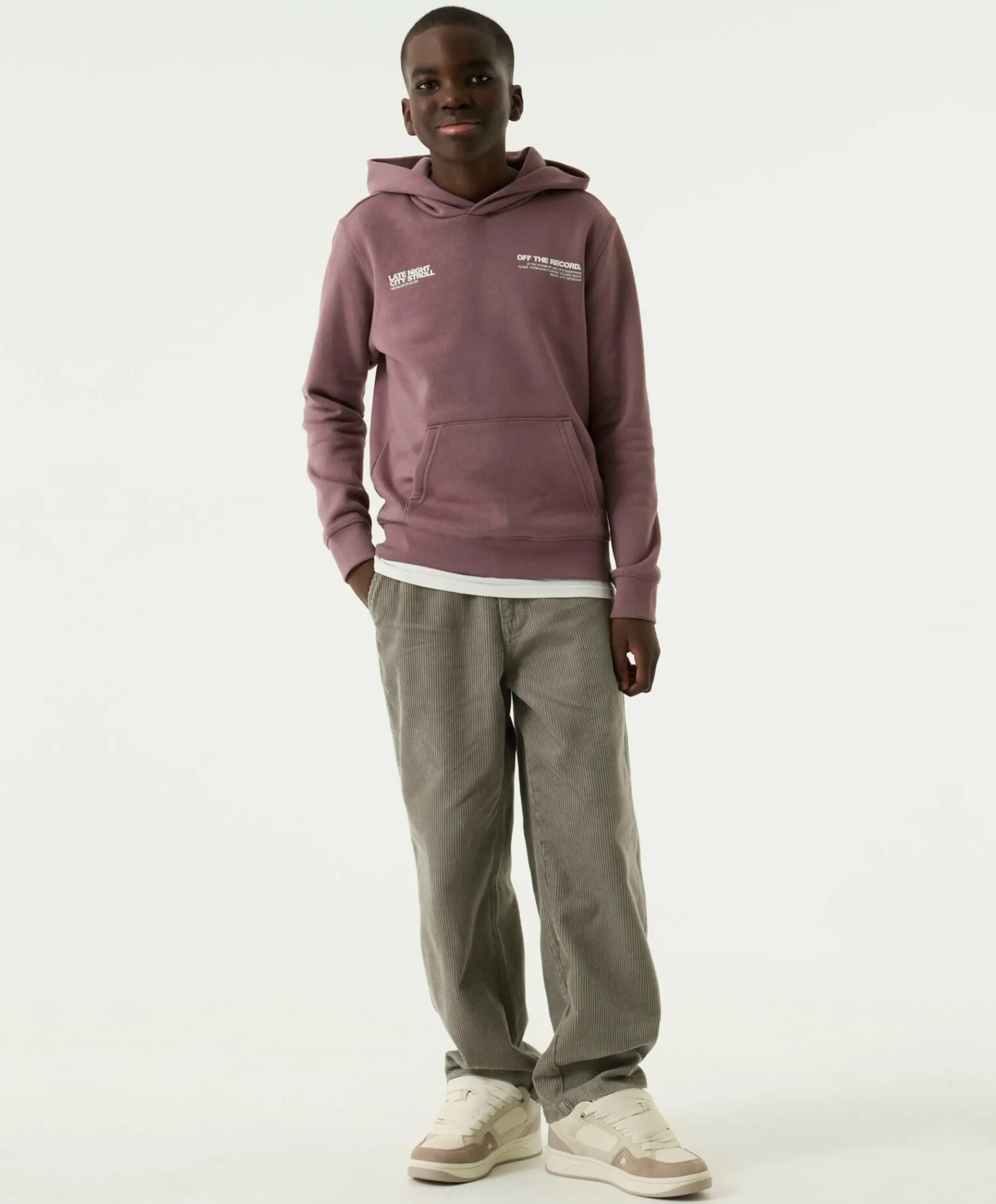 Jongens sweater paars