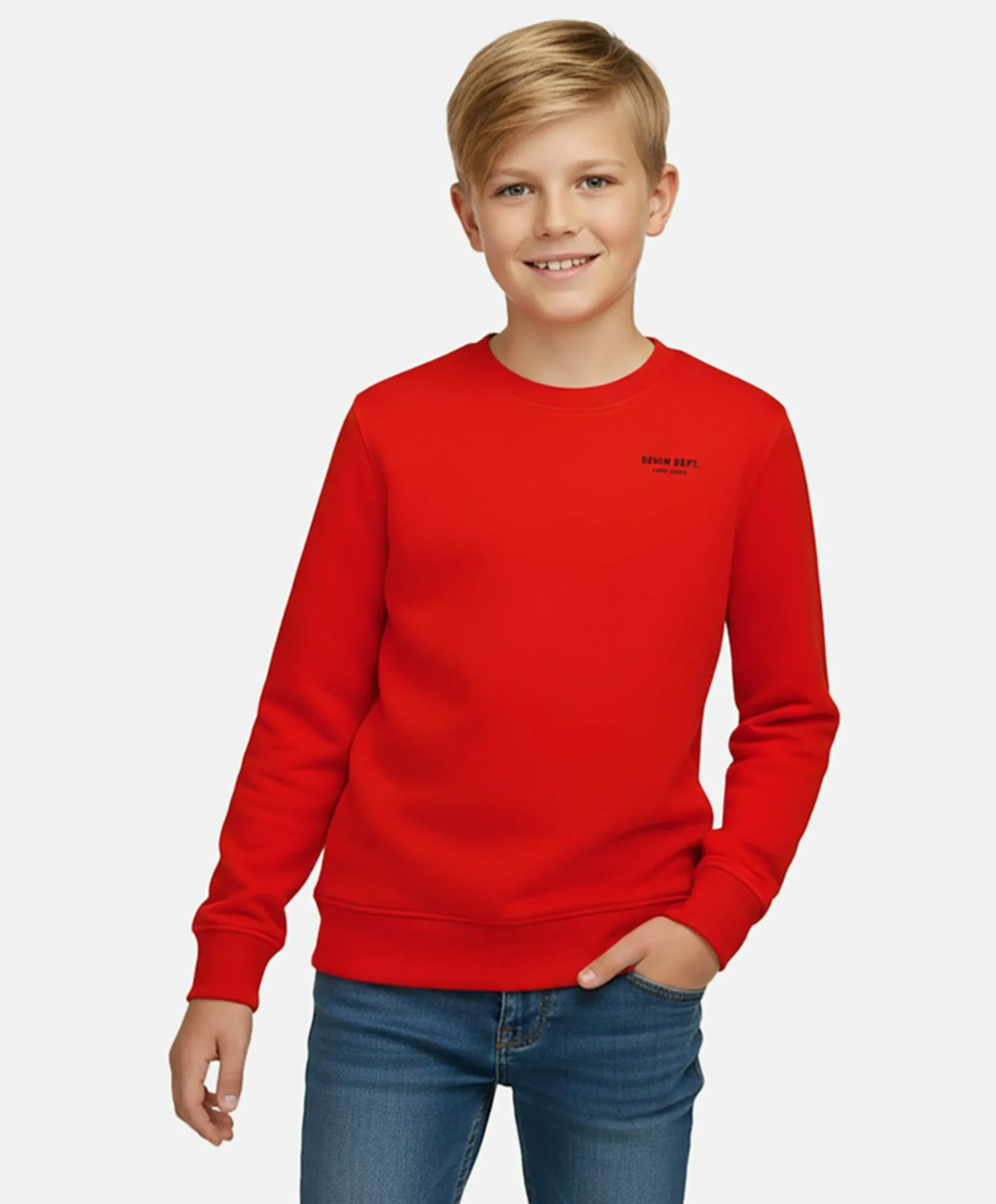 Jongens sweater rood