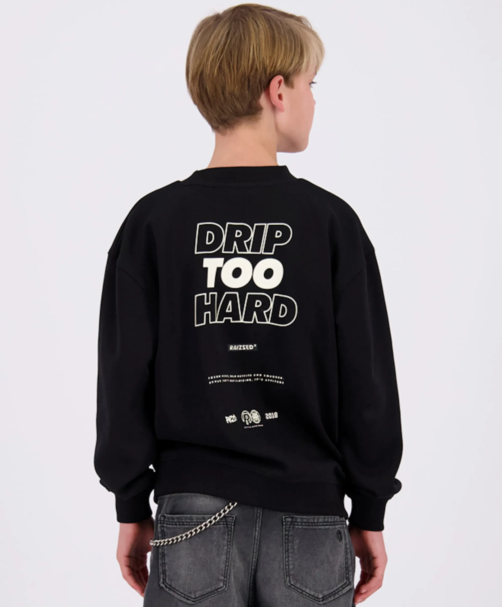 Jongens sweater zwart