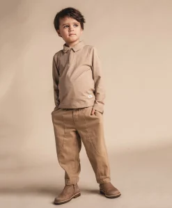 Jongens trui beige