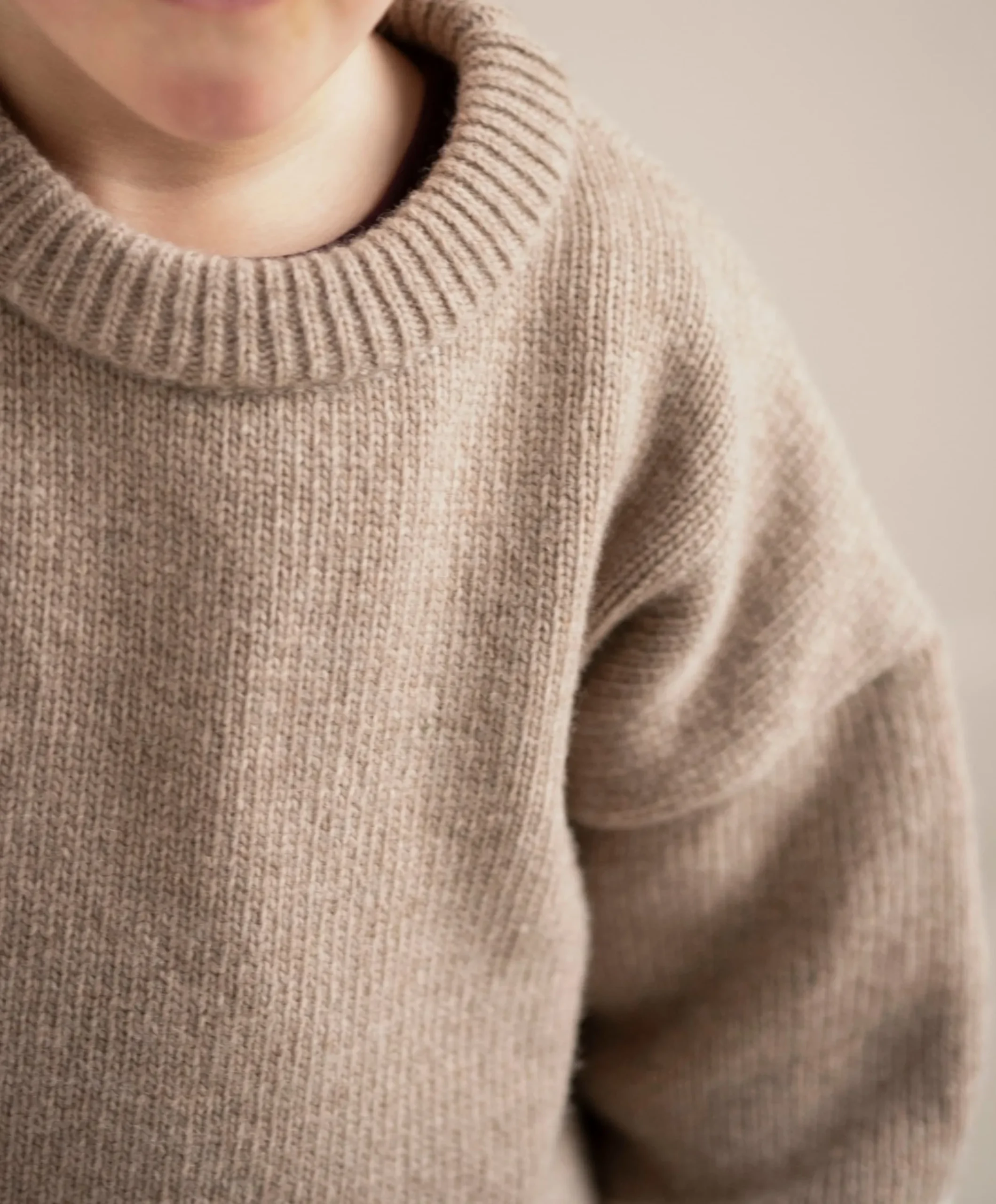 Jongens trui beige