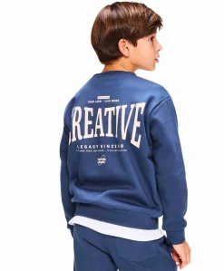 Jongens trui blauw