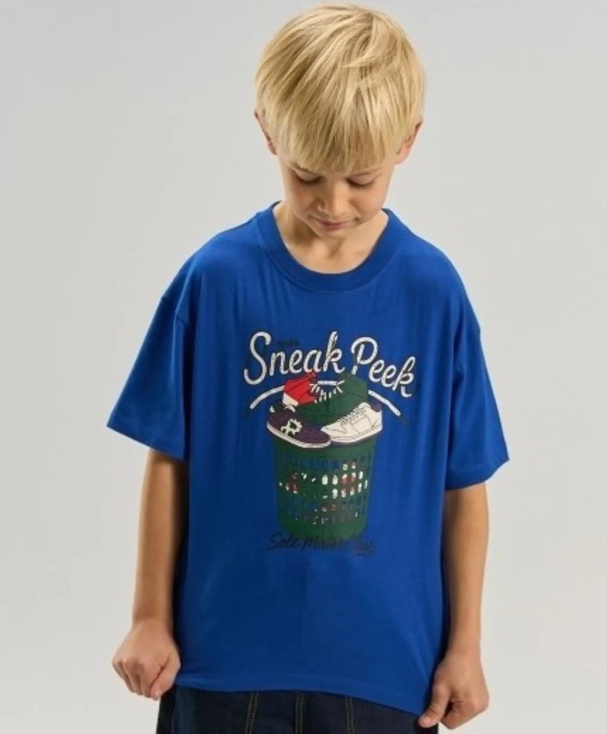 Jongens T-shirt blauw
