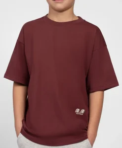 Jongens T-shirt bordeaux