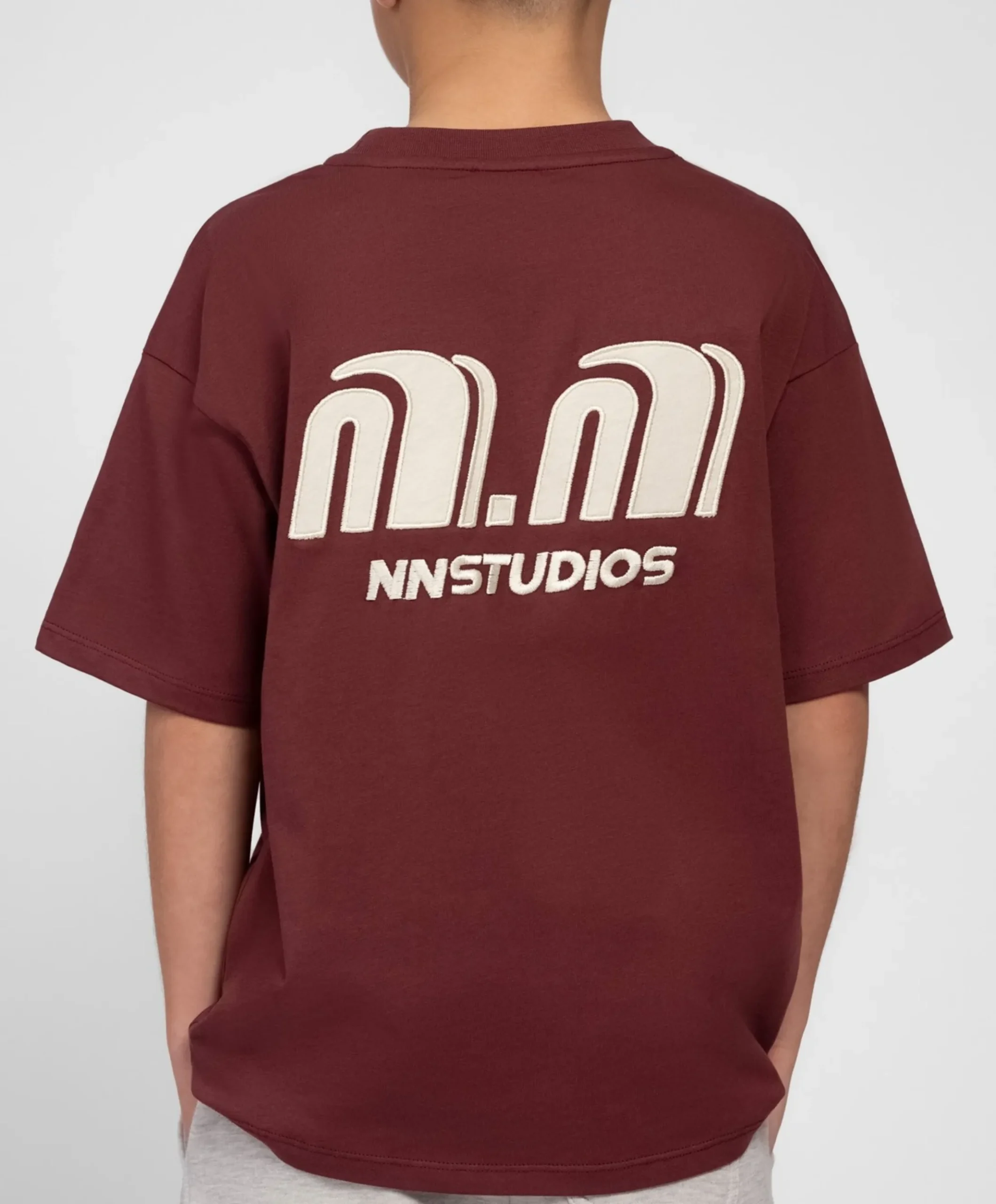 Jongens T-shirt bordeaux