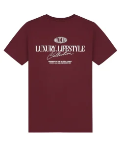 Jongens T-shirt bordeaux