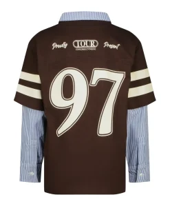 Jongens T-shirt bruin