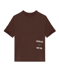 Jongens T-shirt bruin