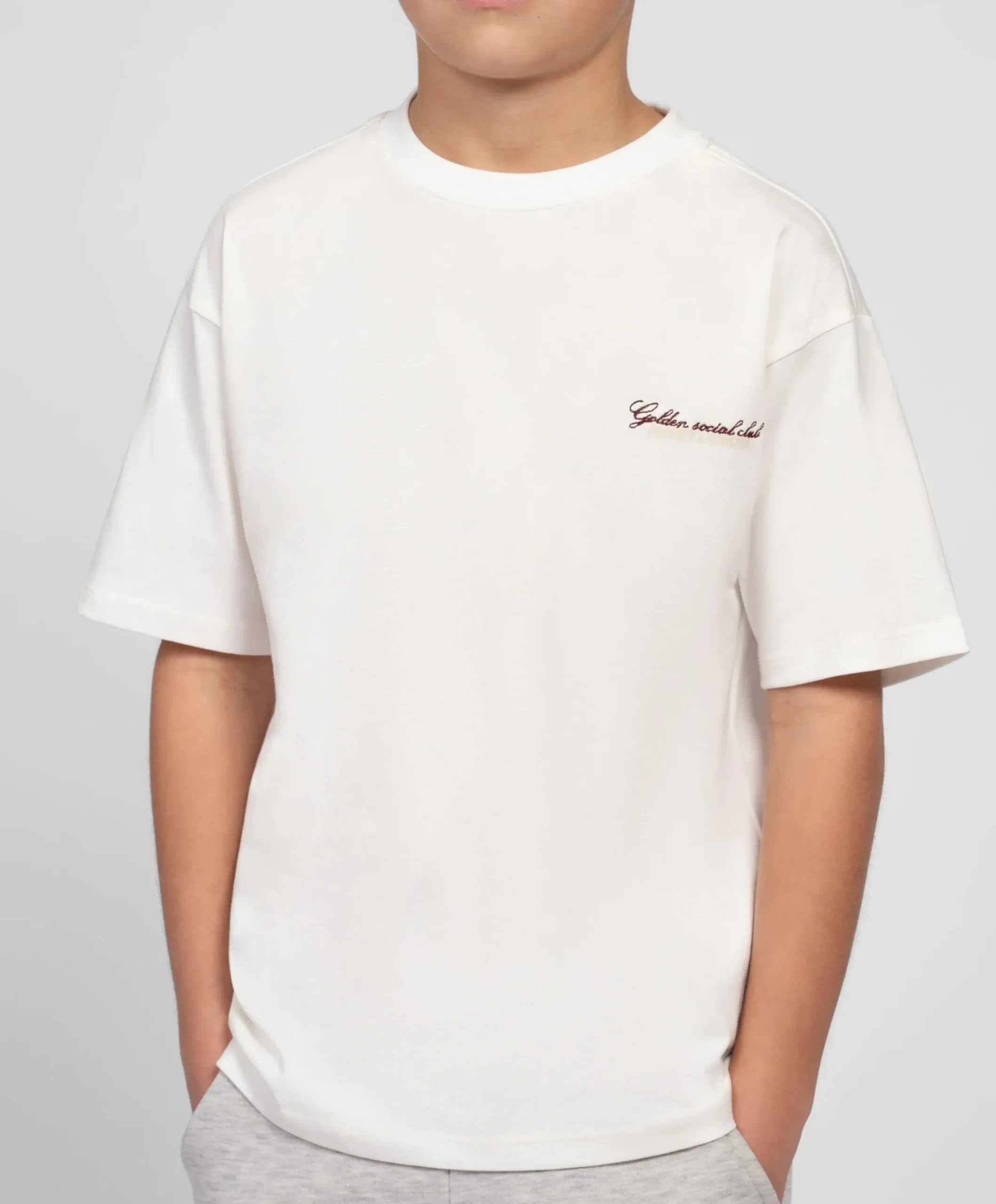 Jongens T-shirt ecru