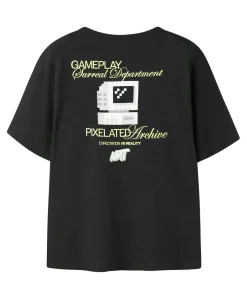 Jongens T-shirt zwart
