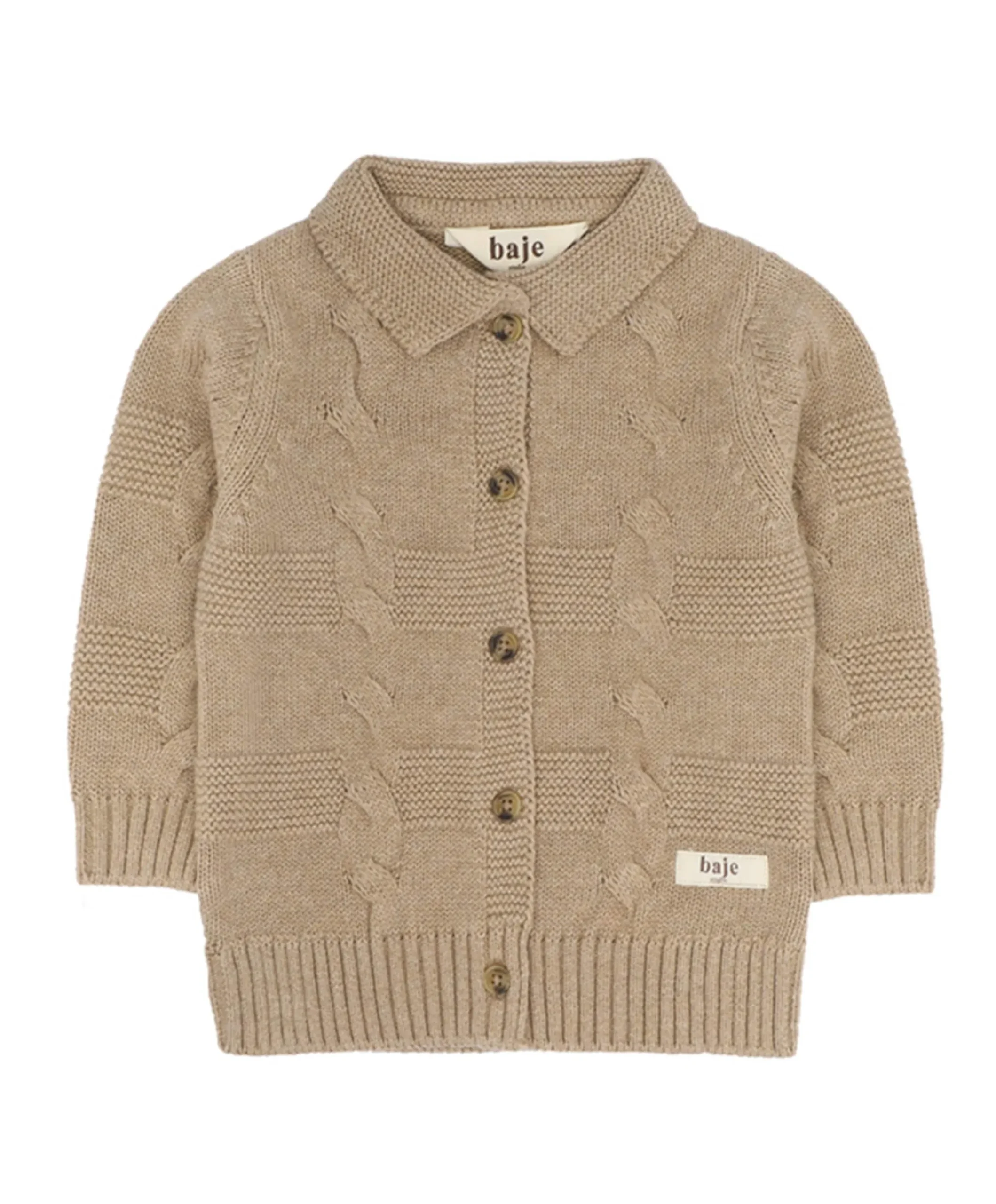 Jongens vest beige