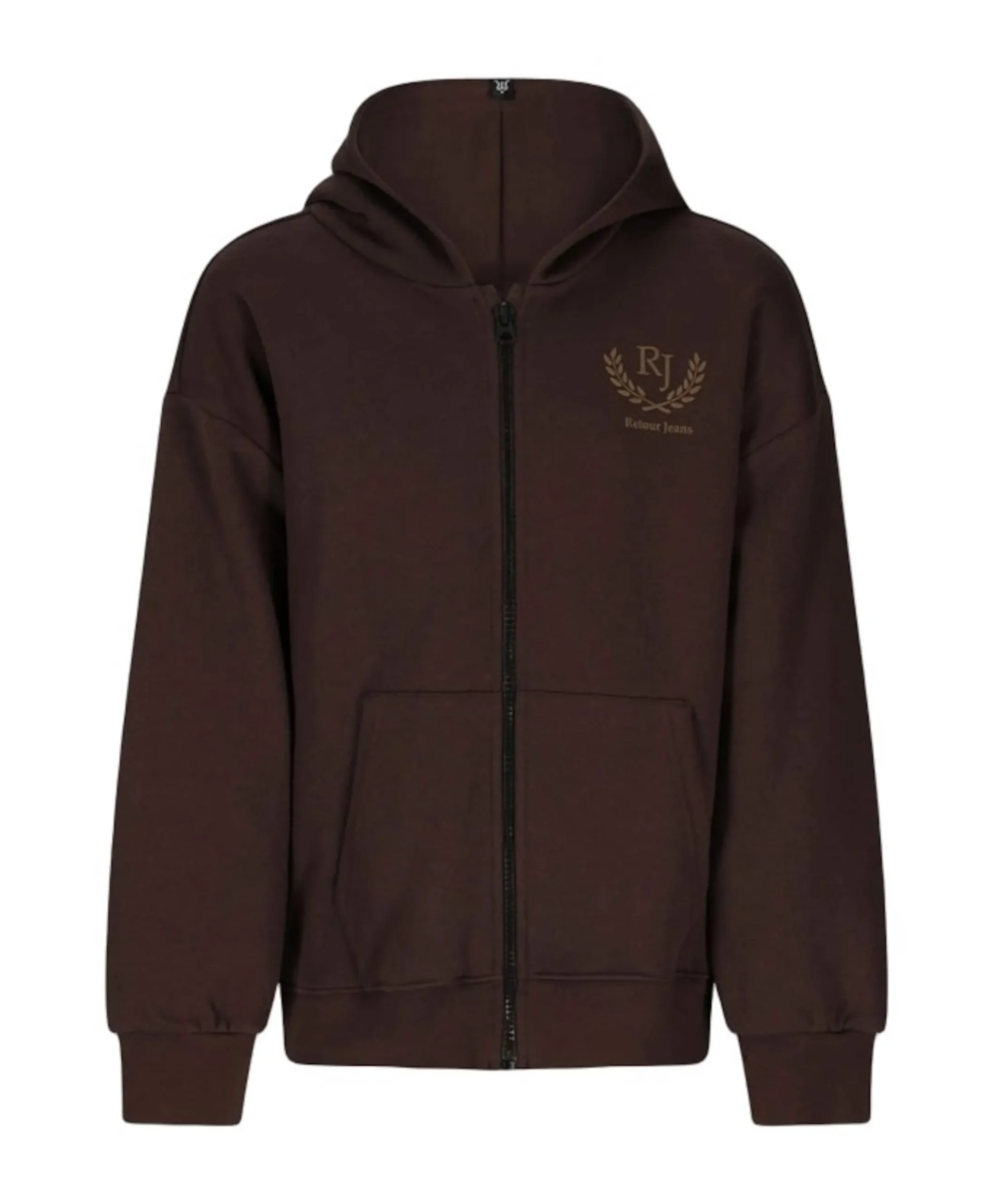 Jongens vest bruin