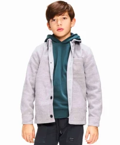Jongens vest grijs
