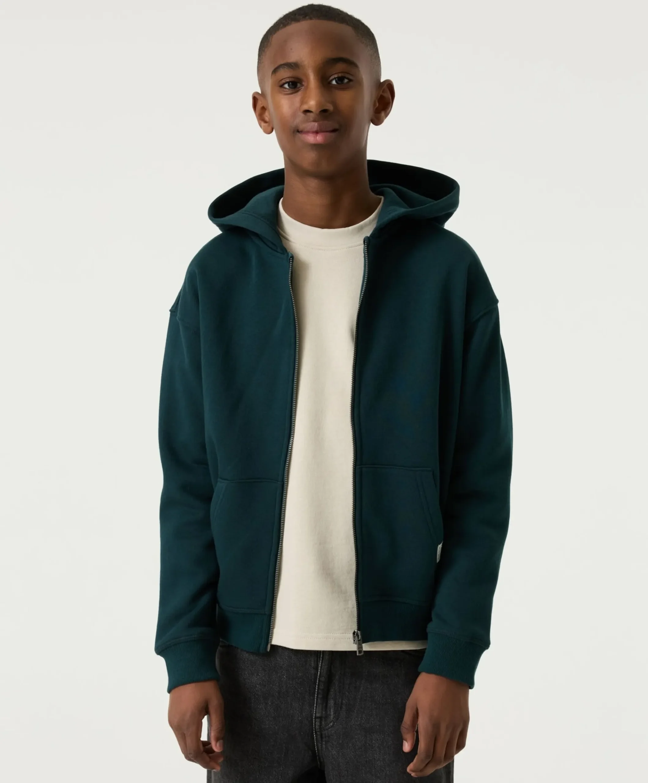 Jongens vest groen