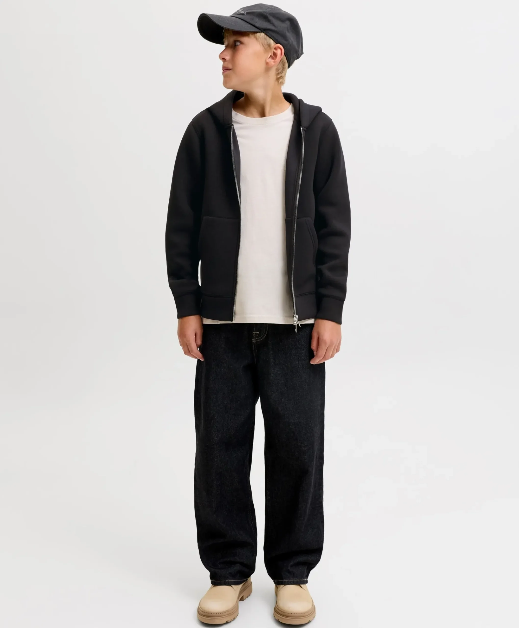 Jongens vest zwart