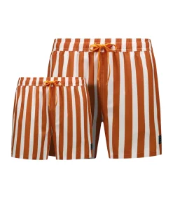 Jongens zwemshort brique