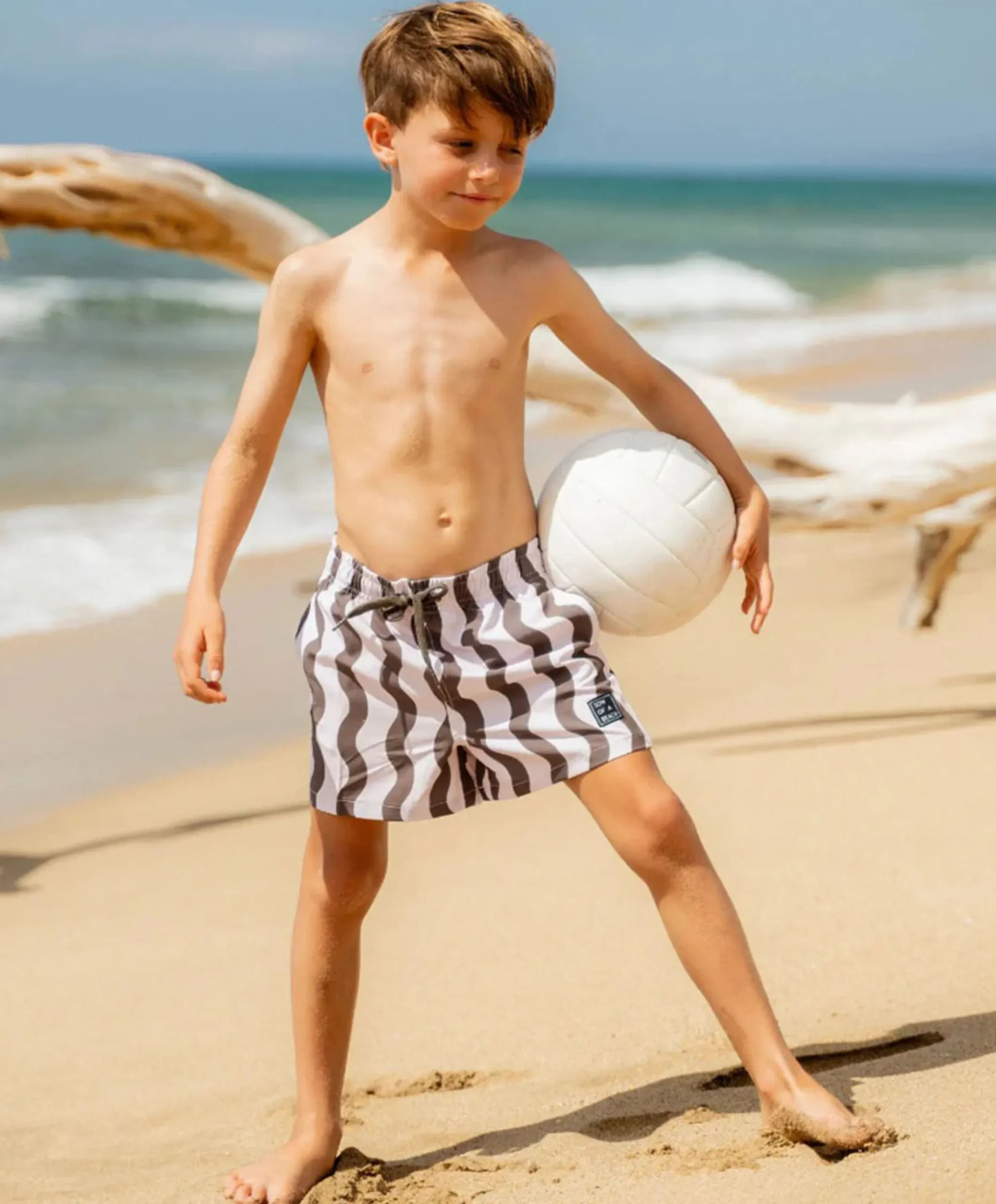 Jongens zwemshort groen