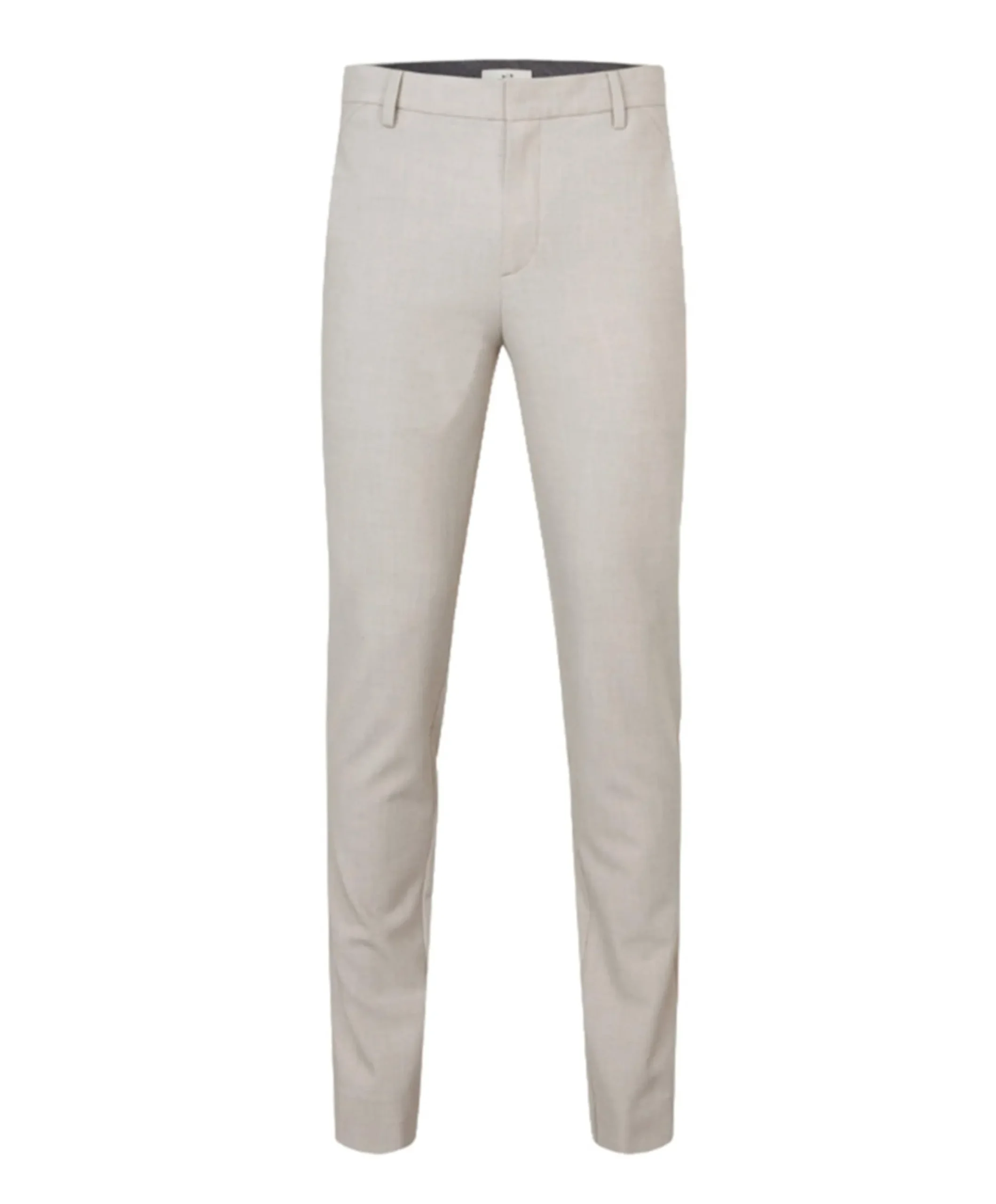 JOSHPL 189 BEIGE MICRO CHECK heren broek beige