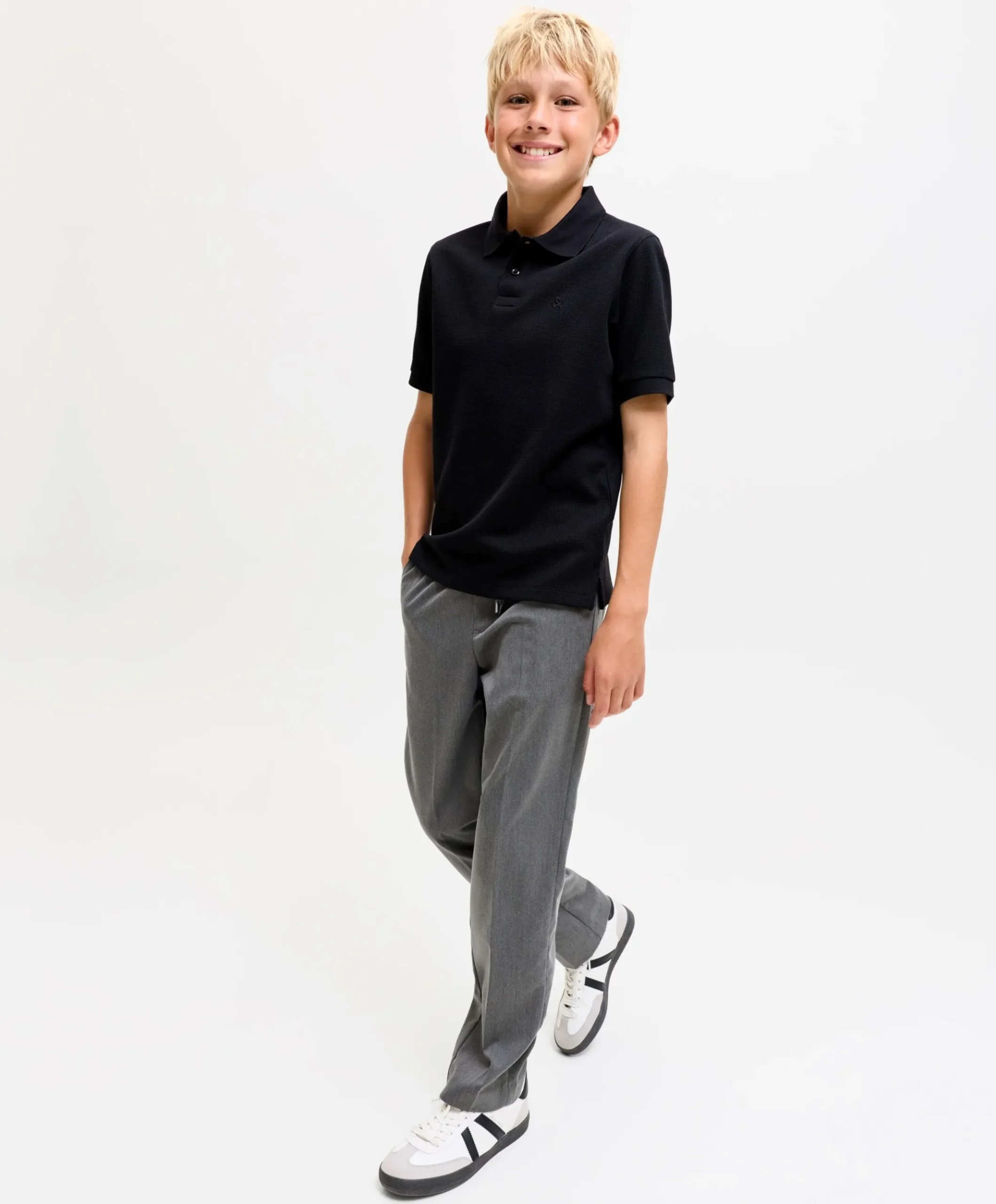 JPSTKANE TOBY JOGGER NOOS JNR jongens broek grijs