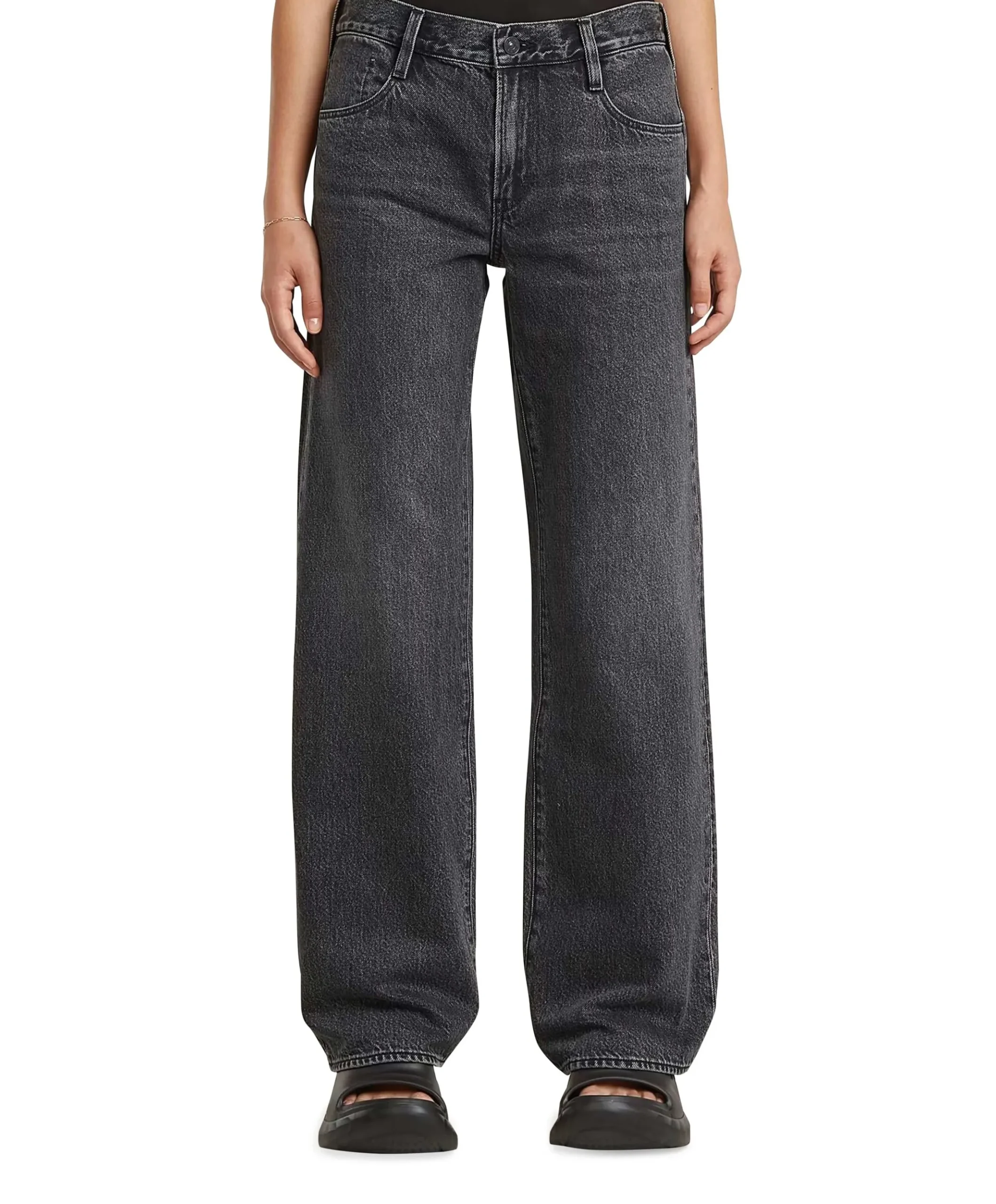 Judee Loose Wmn dames jeans grijs