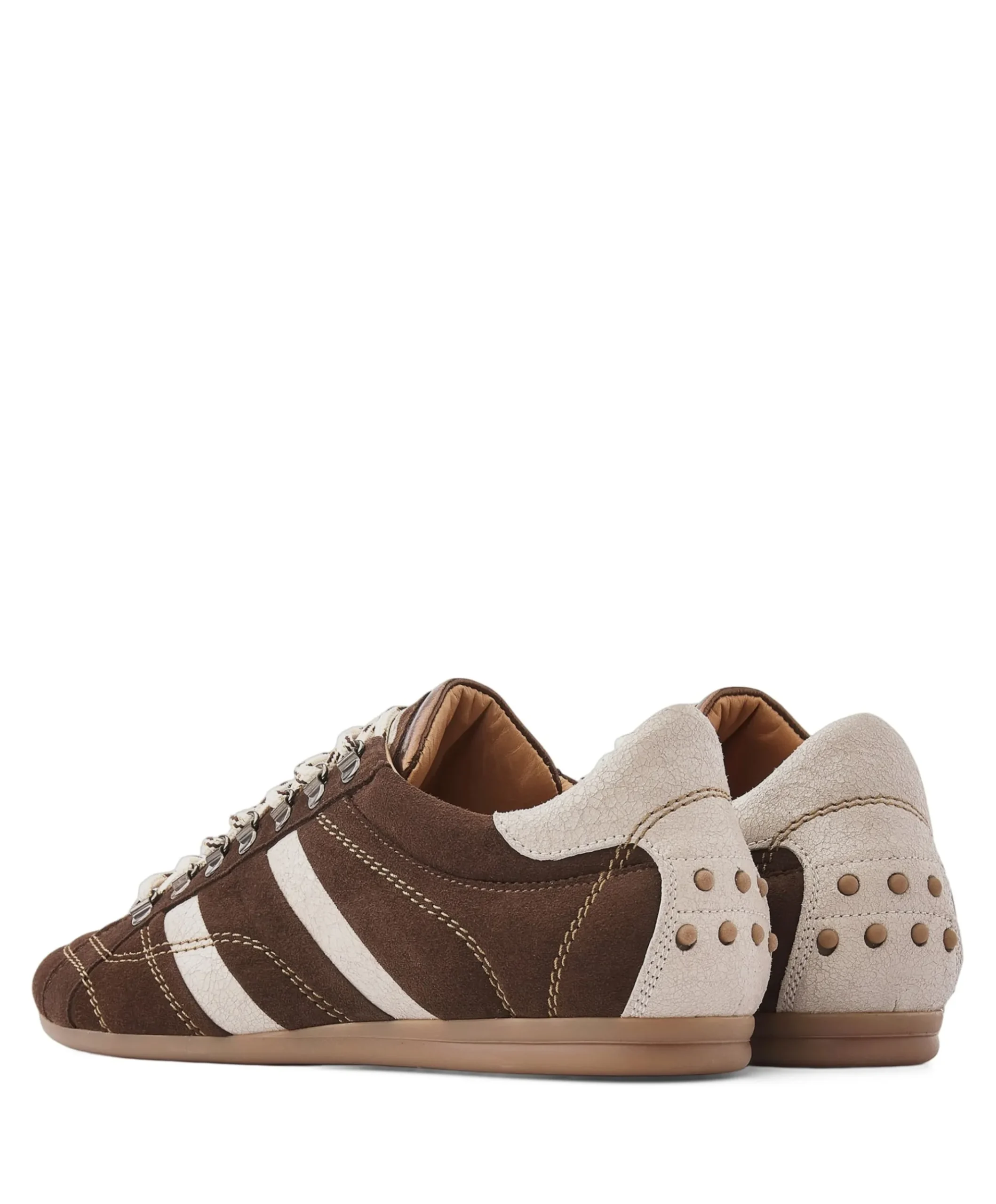 June Jackie dames sneakers bruin