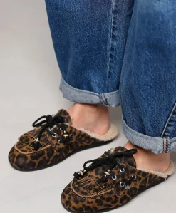 June Jutta dames clogs bruin