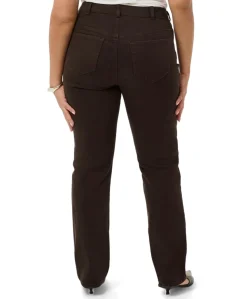 KCbree Straight dames jeans bruin