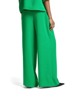 Kelsea Wide Leg dames pantalon groen