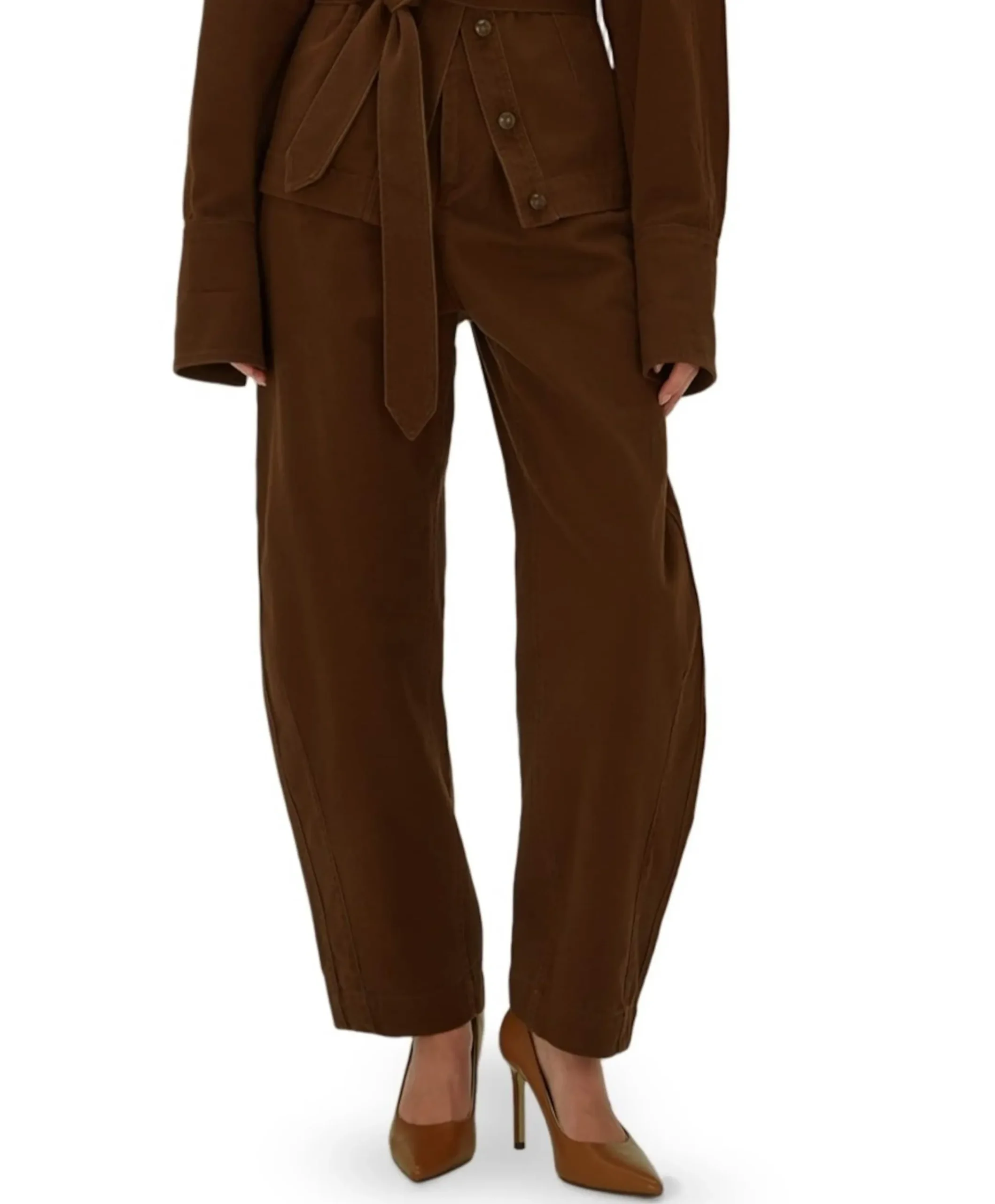 KIAN dames broek bruin