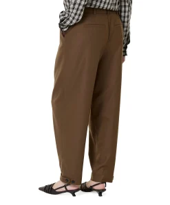 KIARA w 430 barrel long button strap at bott dames broek bruin