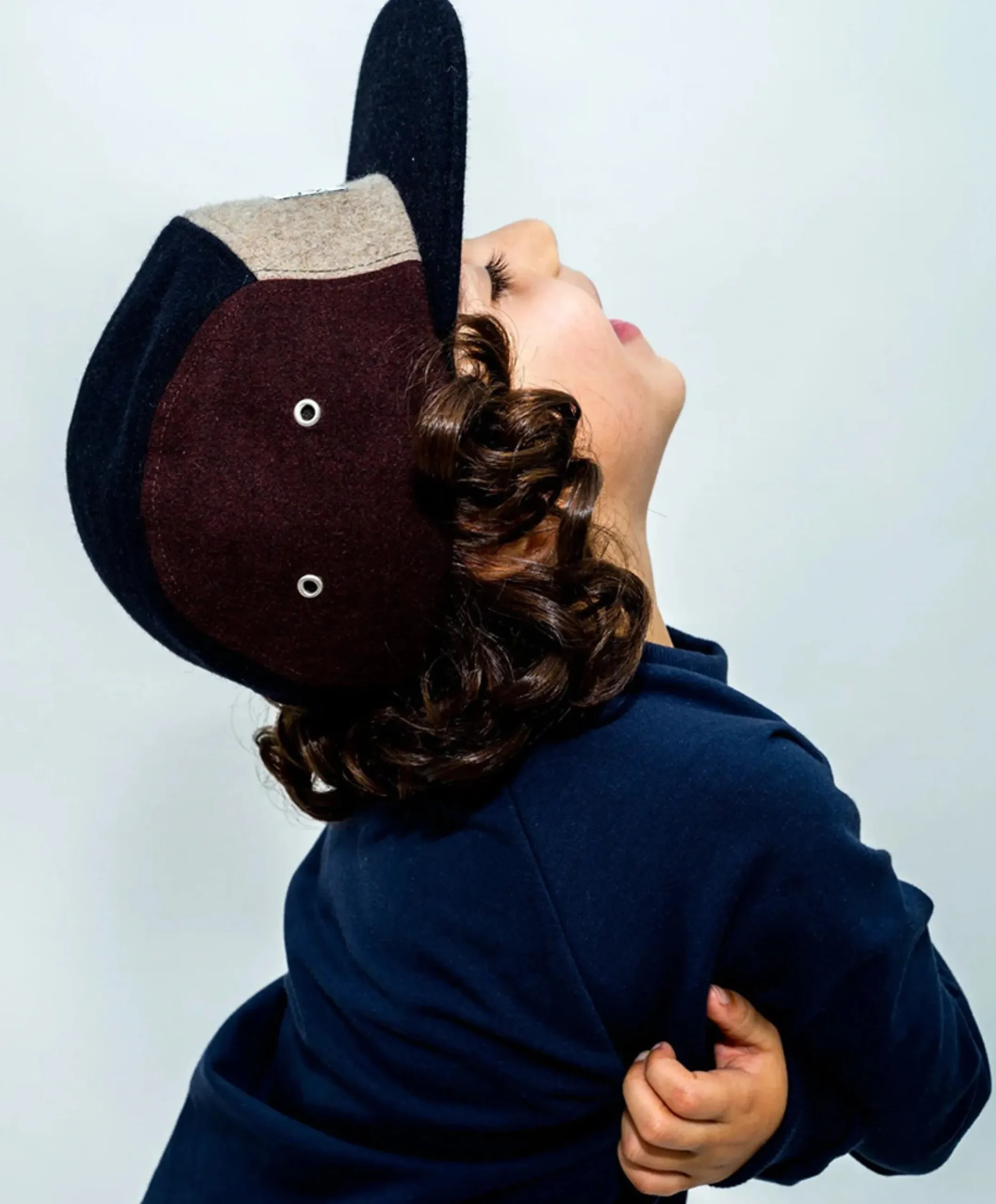Kids cap bruin
