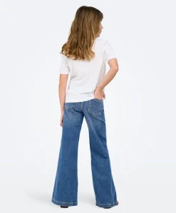 KOGCALIFORNIA MW WIDE FLARED REA NO meisjes jeans blauw