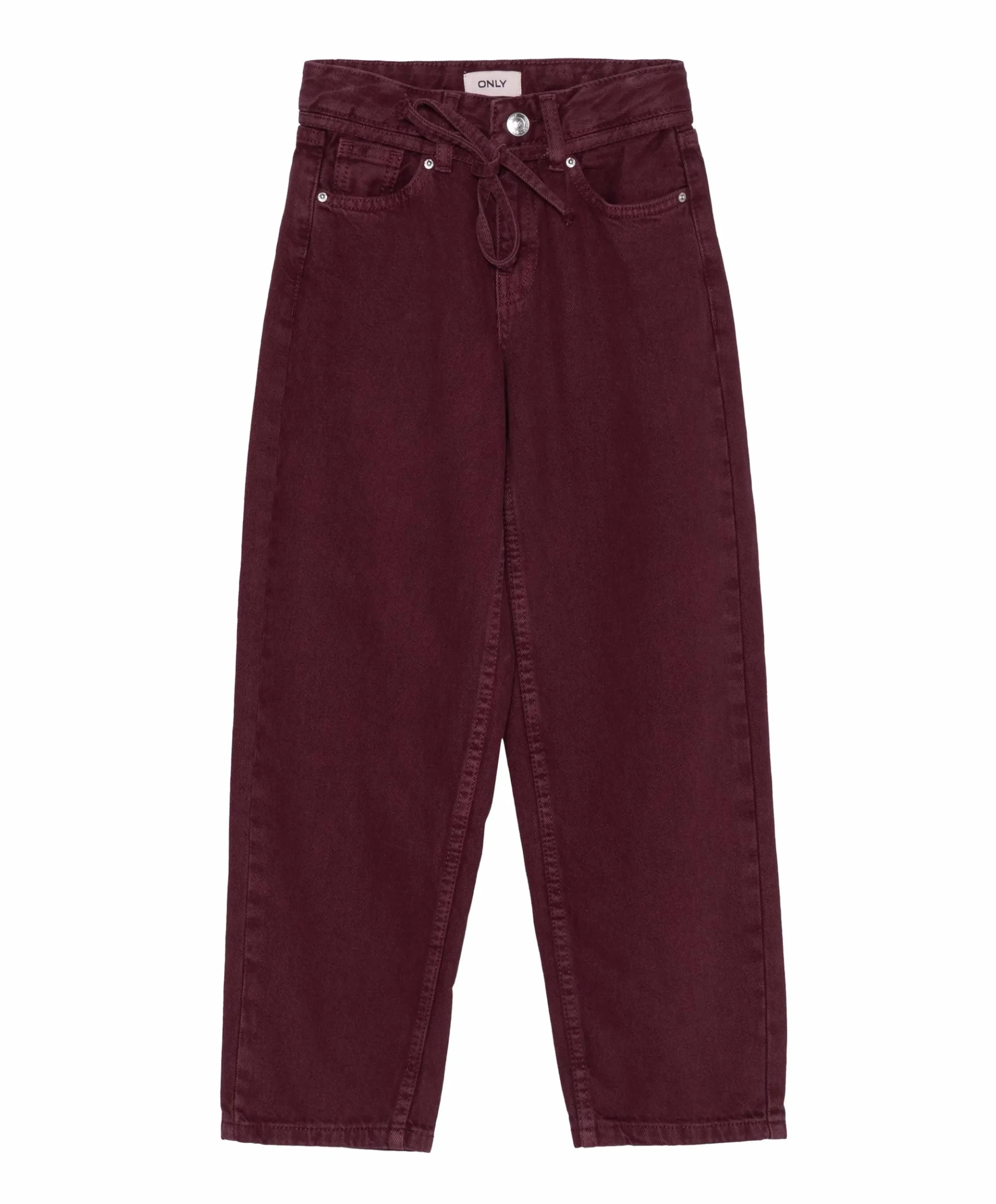 KOGGIANNA MW STRAIGHT COL DNM TAI meisjes jeans rood