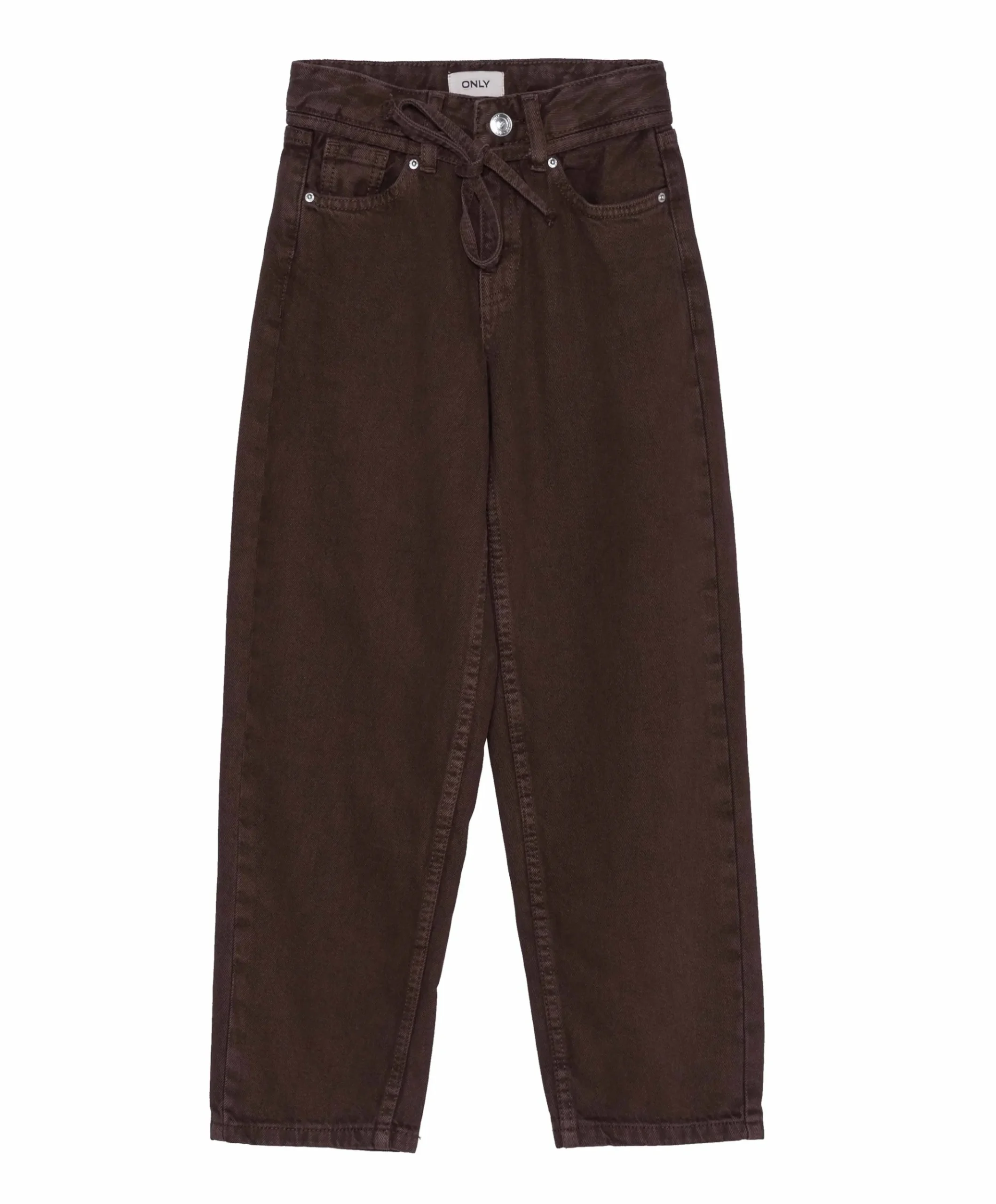 KOGGIANNA MW STRAIGHT COL DNM TAI meisjes jeans bruin