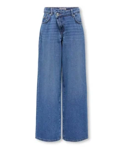 KOGHOPE MW WIDE UNEVEN CLOS DNM PIM meisjes jeans blauw