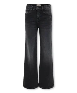 KOGJUICY LIFE WIDE LEG DNM DCC369 meisjes jeans zwart