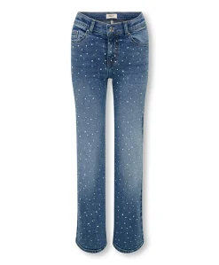 KOGJUICY RHS WIDE LEG DNM CRO557 NO meisjes jeans blauw