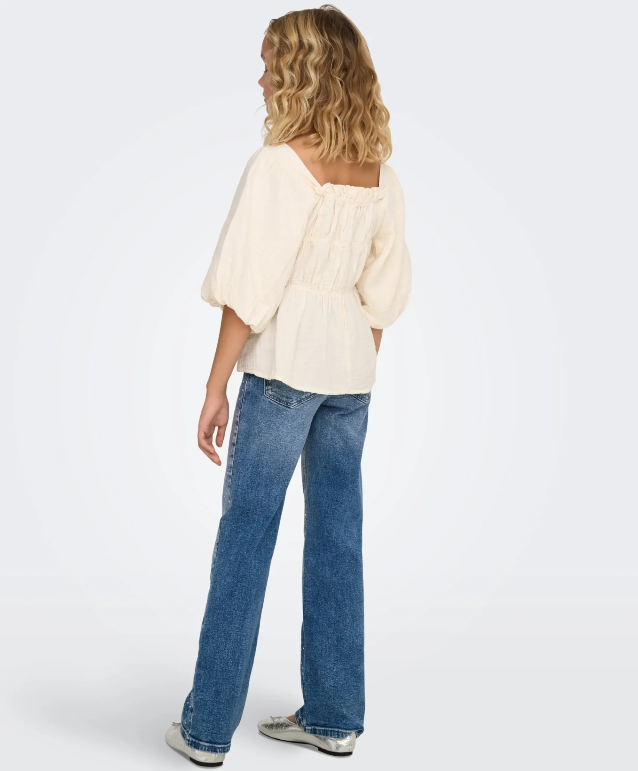 KOGJUICY RHS WIDE LEG DNM CRO557 NO meisjes jeans blauw