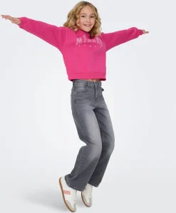 KOGMADISON BLUSH WIDE GD DNM NOOS meisjes jeans grijs