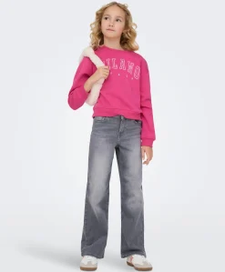 KOGMADISON BLUSH WIDE GD DNM NOOS meisjes jeans grijs