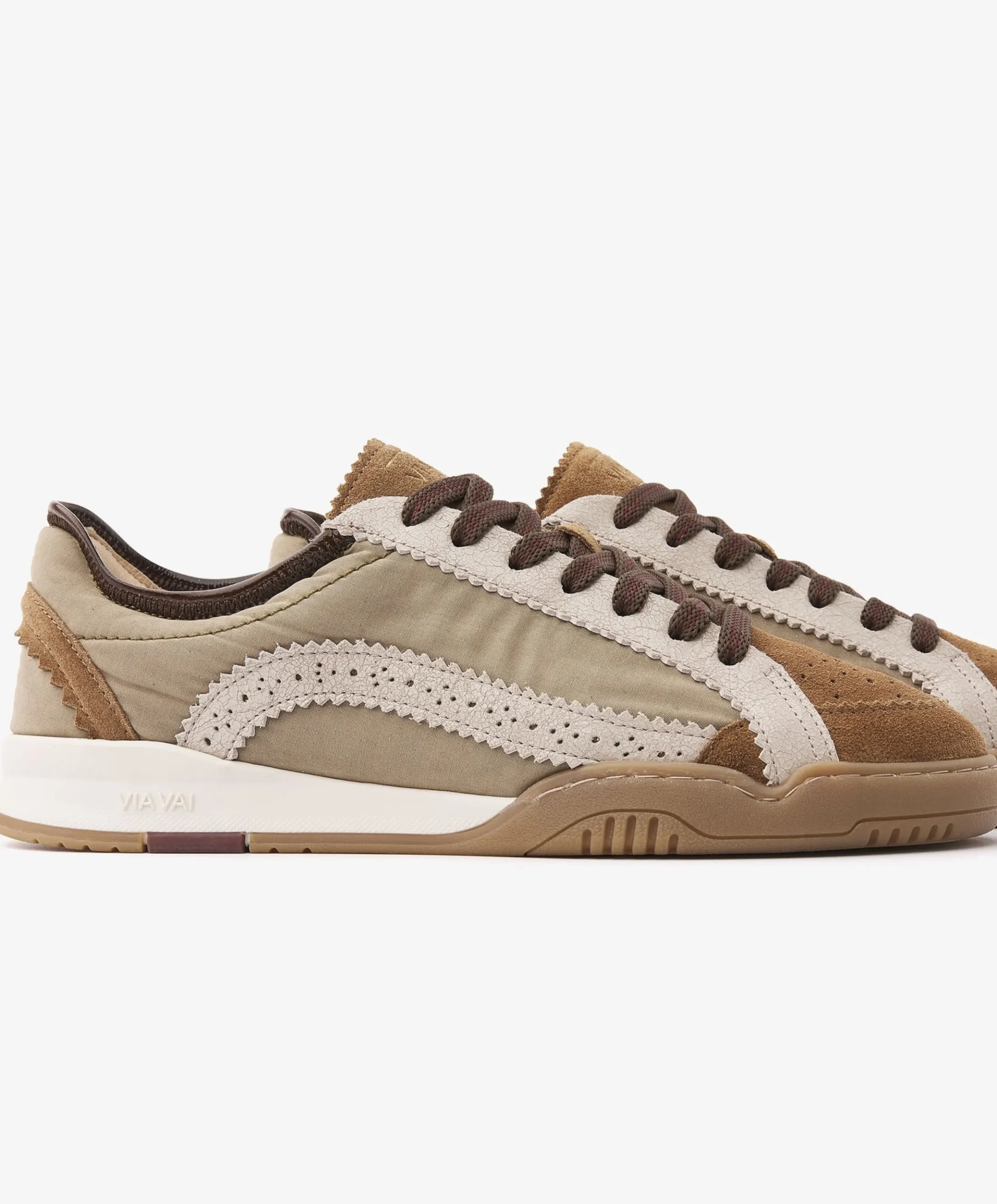 Kris Jaden dames sneakers bruin