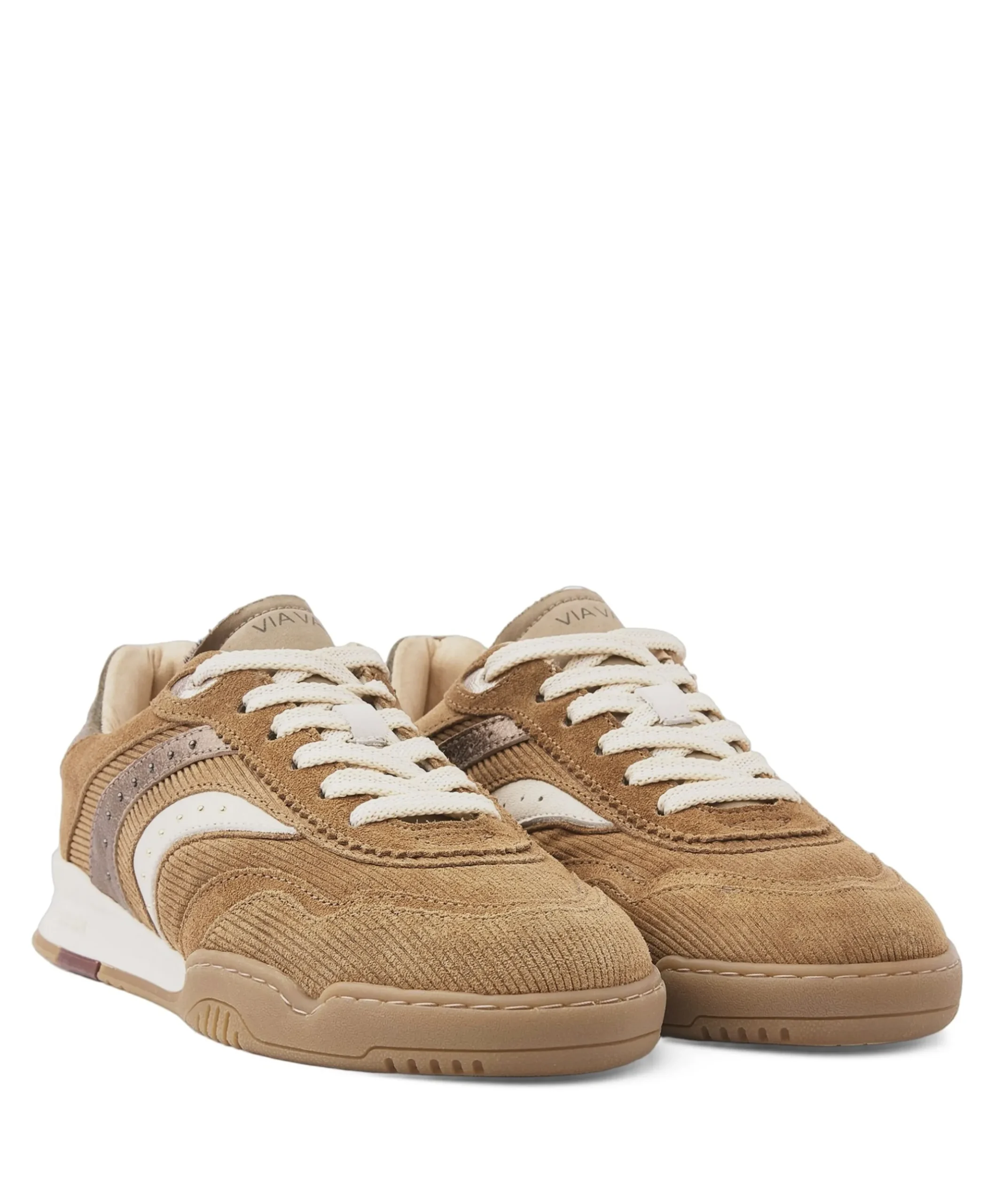 Kris Pax dames sneakers bruin