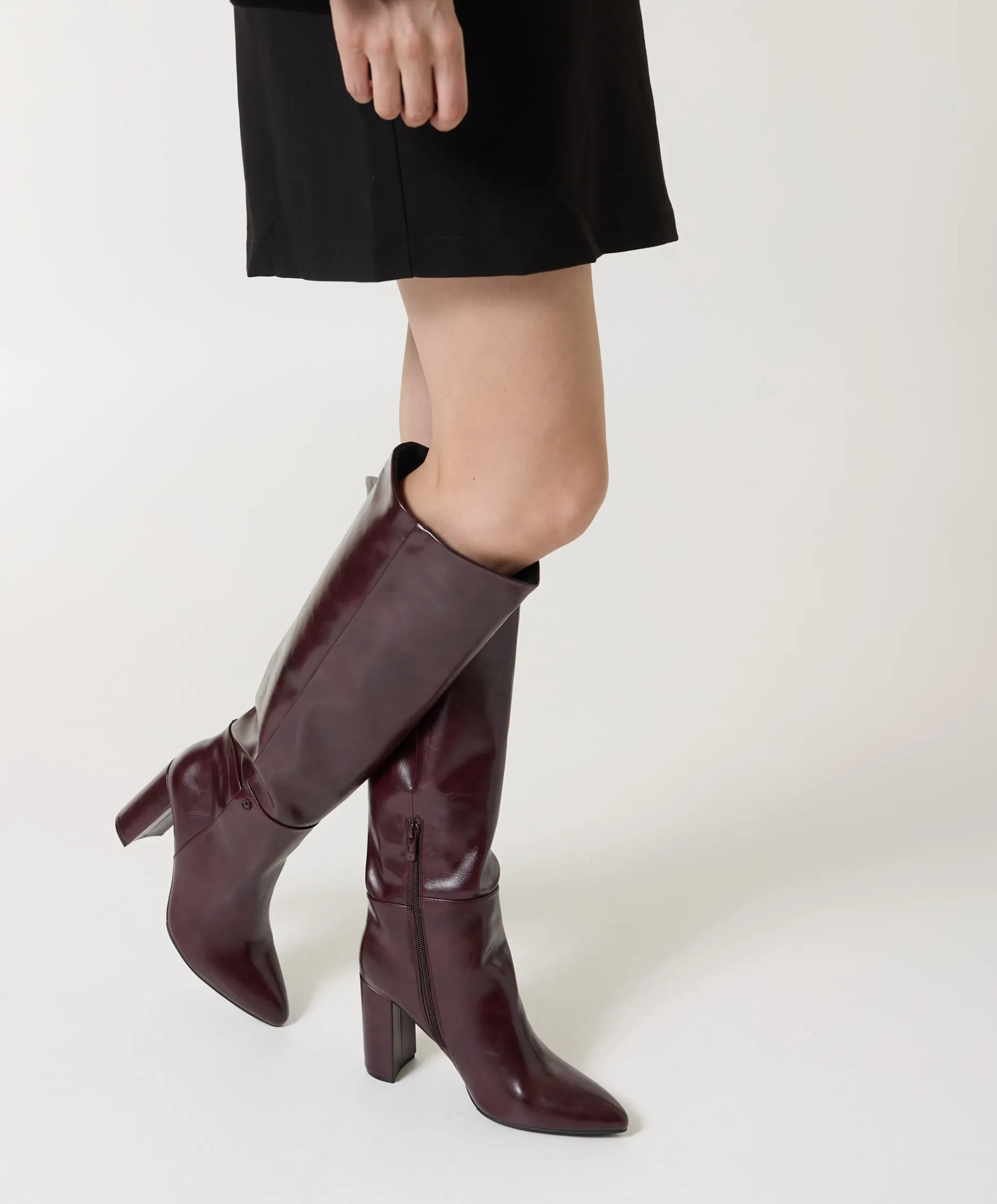 KRYSTAL INDY dames laarzen bordeaux