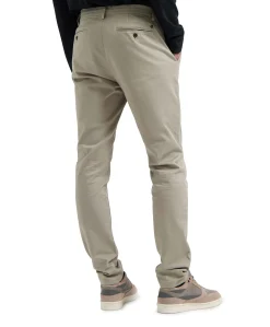 Lancaster Twill Knit Tapered Jogger heren broek grijs